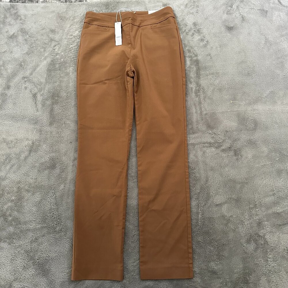 NWT Chico's So Slimming 360 Brigitte Slim Pants Women's size US 4 Regular Brown